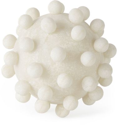 Malo (Large - Cream Resin Sphere Decorative Object)
