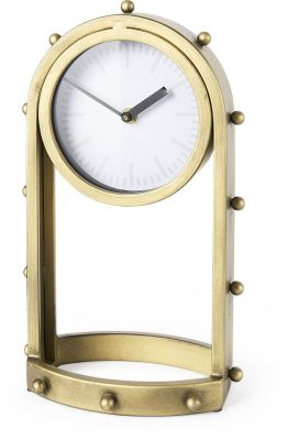 Marian Horloge de Table (Entièrement Clouté d'Or)