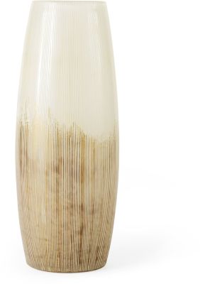 Agnetha Vase (Haut - Verre Ombré Or & Crème)