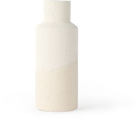 Salar Vase (Céramique Craquelée De Style Citrouille De Couleur Crème)