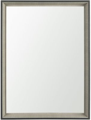 Bathroom Vanity Mirror (18x24 - Black & Grey Frame)