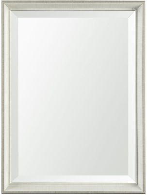 Bathroom Vanity Mirror (18x24 - Grey Beveled Frame)
