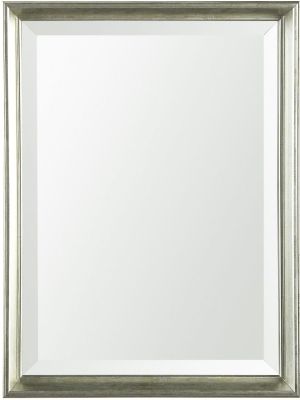 Bathroom Vanity Mirror (18x24- Silver Beveled Frame)