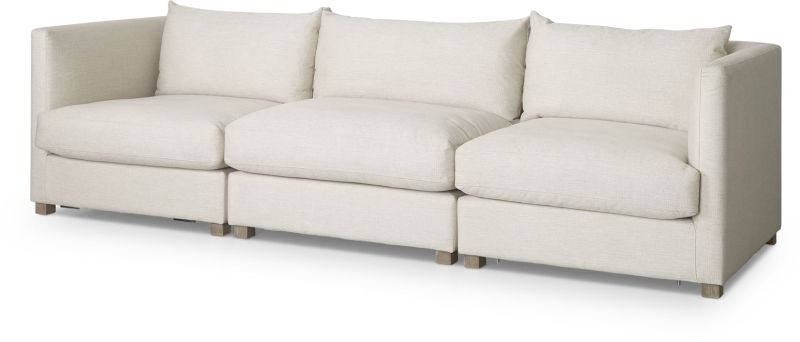 Valence Modular Sofa (3 Piece Set - Beige)