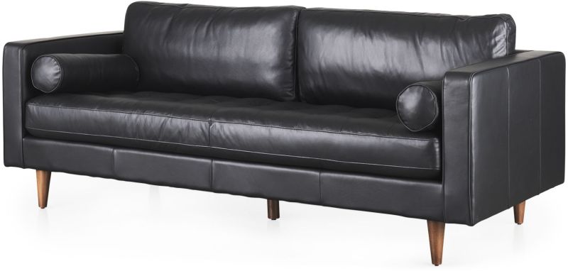 Svend Sofa (Black Leather)