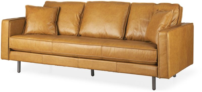 D'Arcy Sofa (Tan Leather)