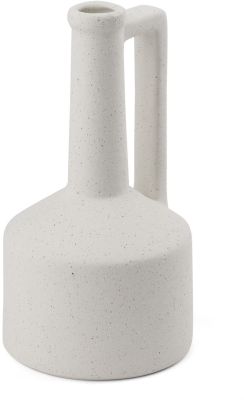 Burton Jug Vase (8.3H - Off-white Sandy Textured Ceramic)