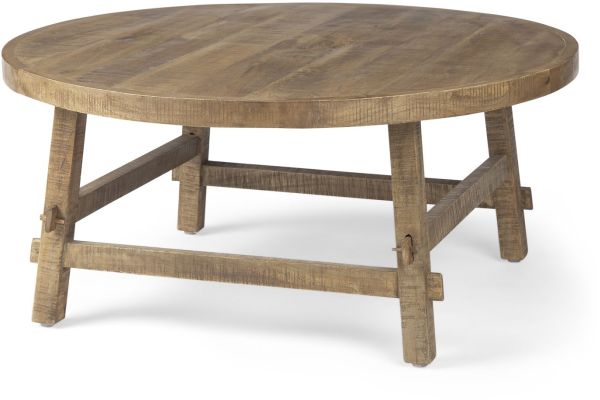 Rosie Coffee Table (36 In - Medium Brown Wood)