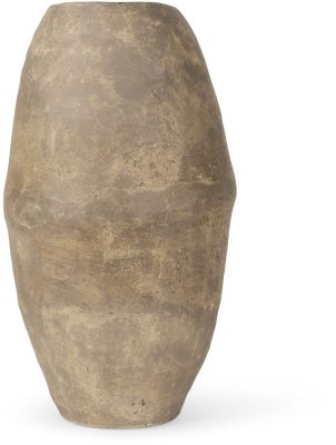 Rundal Vase (Large - Papier Maché Gris)