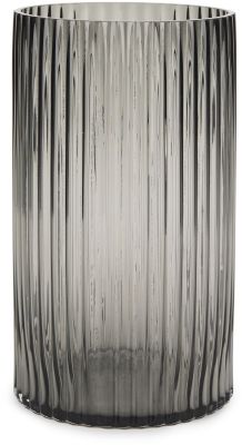 Dawn Vase (Tall - Black Glass)