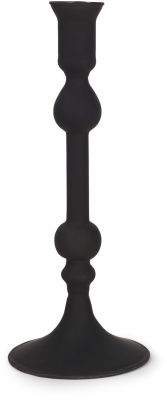 Haute Candle Holder (Medium - Black Glass)