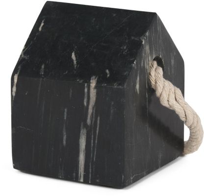 Raena Door Stopper (Black Marble)