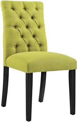 Duchess Dining Chair (Wheatgrass - Button Tufted Fabric)