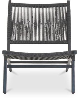 Palma Outdoor Lounge Chair (Black)