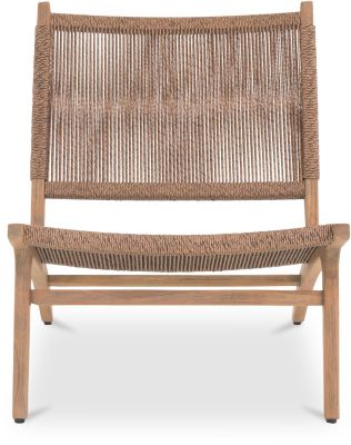 Palma Outdoor Lounge Chair (Warm Brown)