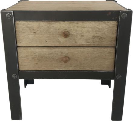 Bolt Sidetable with Drawers (Natural)