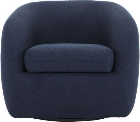 Maurice Swivel Chair (Midnight Blue)