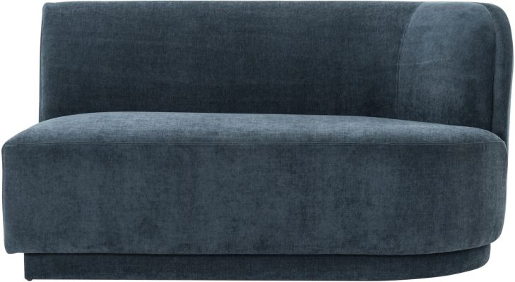 Yoon Modular - Nightshade Blue (2 Seat Sofa - Right)
