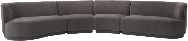 Yoon Eclipse Modular Sectional Chaise (Left - Umbra Grey)