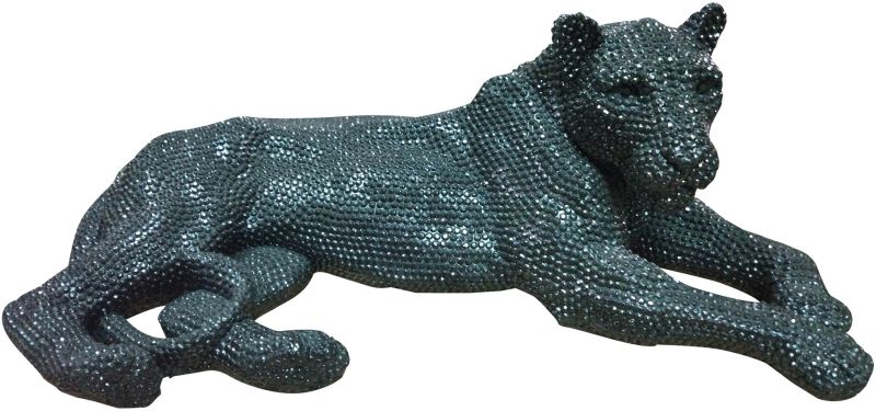 Panthera Statue (Small - Black)