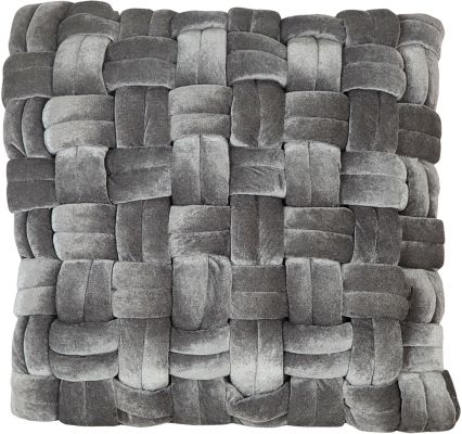 PJ Velvet Pillow (Grey)