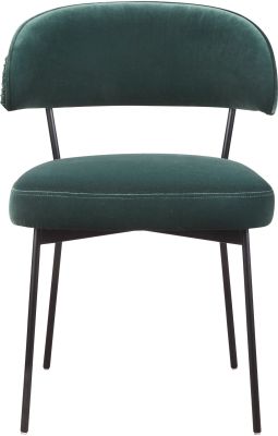 Dolce Dining Chair (Set of 2 - Green Velvet)
