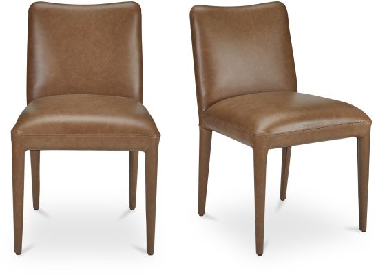 Calla Chaise à Diner (Ensemble de 2 - Brun)