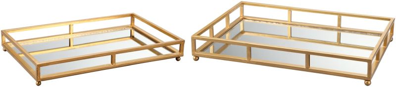 Grid Tray Rectangle (Set of 2)