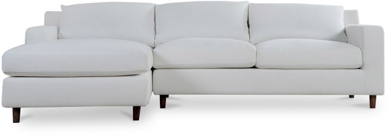Hutton Sectional (Left - White)