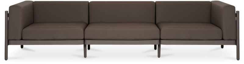 Suri Outdoor Sofa (3-Seat - Taupe)