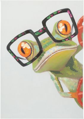 Peeking Frog Painting