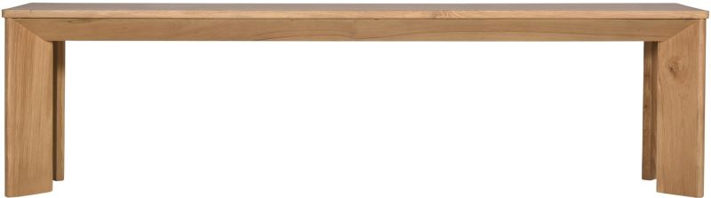 Angle Oak Dining Bench (ILarge)