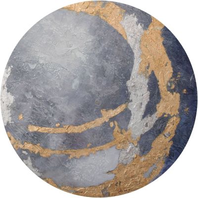 Sky Round Painting (Gold)