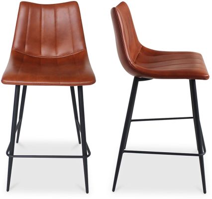 Alibi Counter Stool (Set of 2 - Brown)