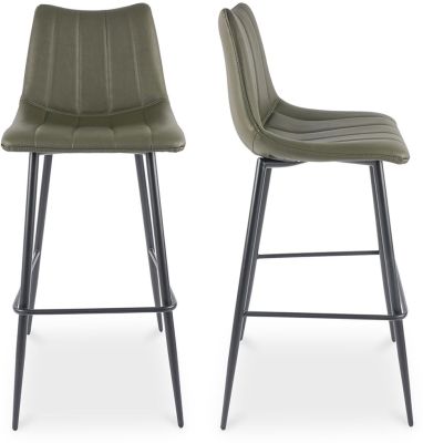 Alibi Barstool (Set of 2 - Dark Green)