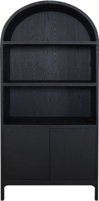 Wilde Display Cabinet (Black Oak)