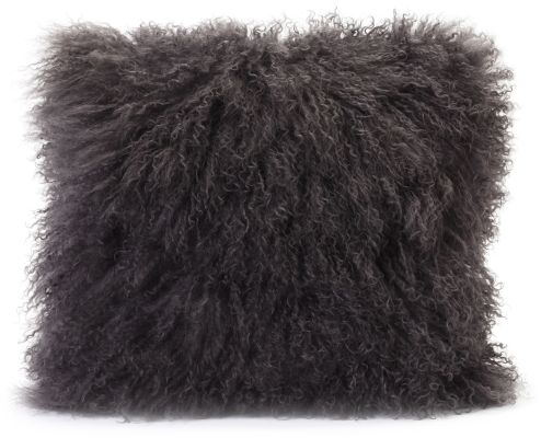Lamb Fur Pillow (Regular - Grey)