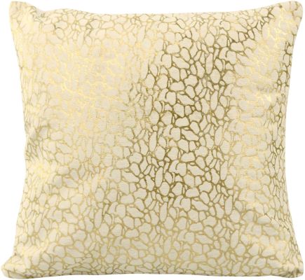 Daisy Pillow (White and Gold)