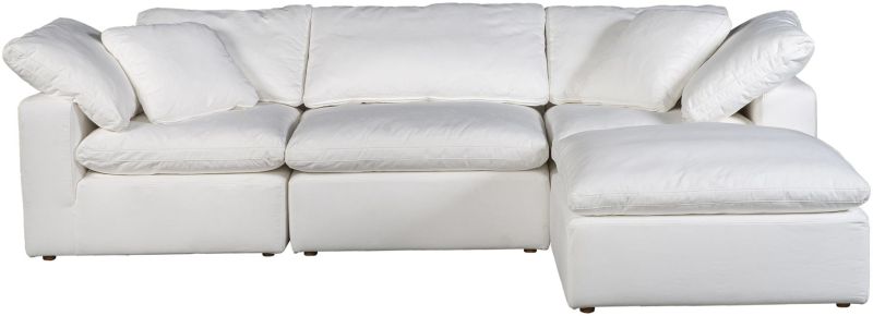 Terra Condo Modular Sectional (Lounge - Cream Livesmart Fabric)
