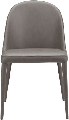 Burton Dining Chair (Set of 2 - Grey Leatherette)