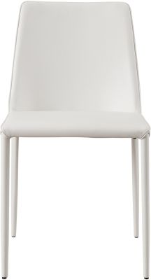 Nora Dining Chair (Set of 2 - White Vegan Leather)