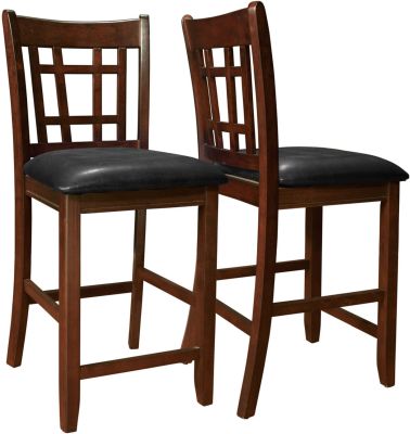 Kapfen Dining Chair (Set of 2 - Cappuccino & Black Seat Cushions)