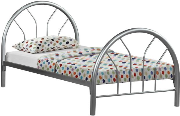 Romlund Bed (Twin - Silver)