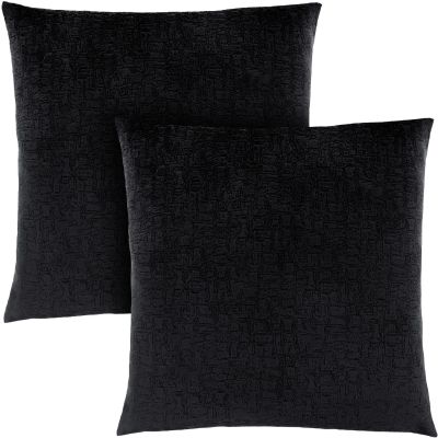 SD928 Pillow (Set of 2 - Black)