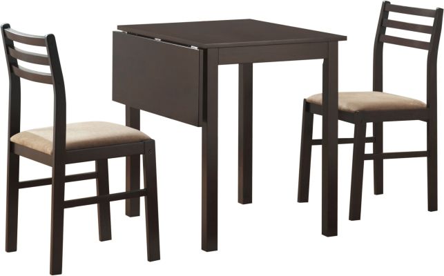 Tralee Dining Set (3 Piece Set - Cappuccino)