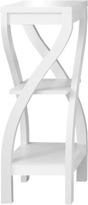 Outrelo Table d'Appoint (Blanc)