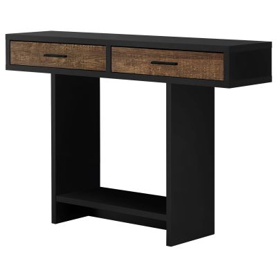 George Console Table (Black & Brown Reclaimed)