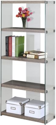 Arlesheim Bookcase (Dark Taupe)
