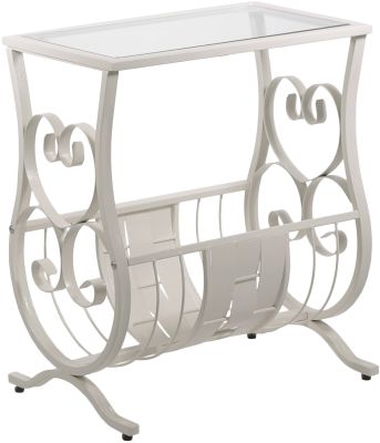 Duncan Accent Table (White)