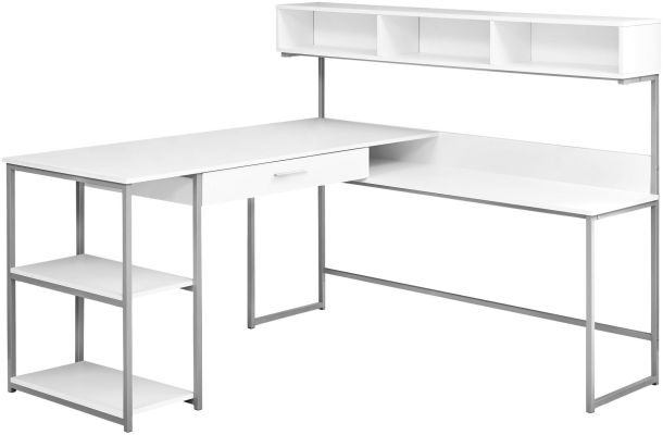 Jelgava Computer Desk (White)